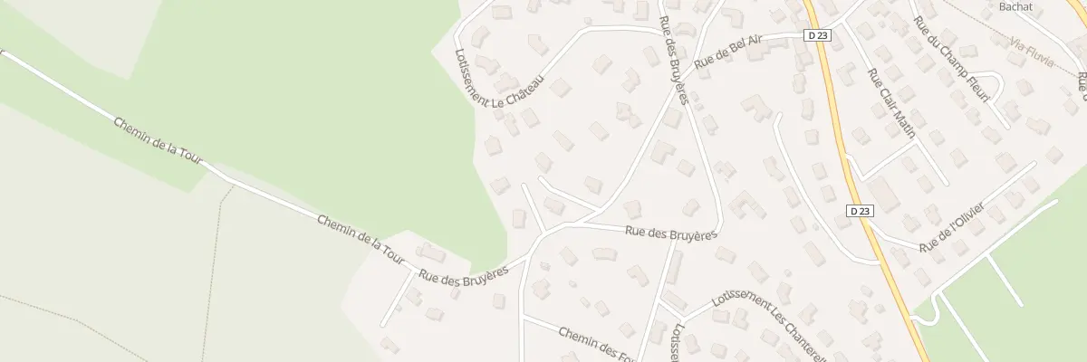 Plan du 22 Rue de Bel Air à Dunières