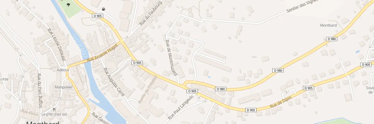 Plan du 10 Rue des Roches à Montbard