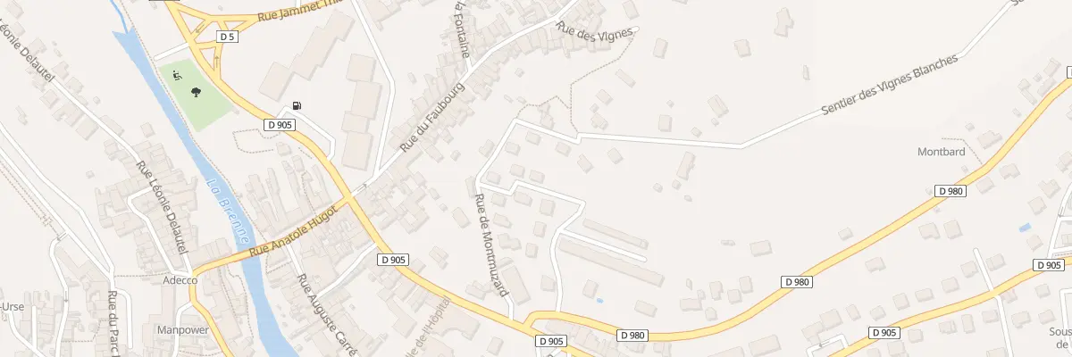 Plan du 3 Rue des Roches à Montbard