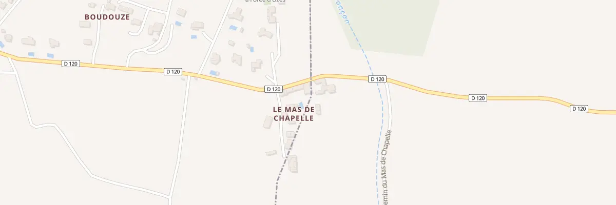 Plan du 5077 Les Clapas à Arpaillargues-et-Aureillac