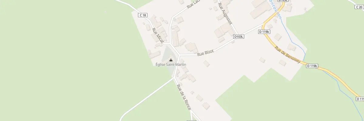 Plan du 5 Rue Bizot à Montigny-Montfort
