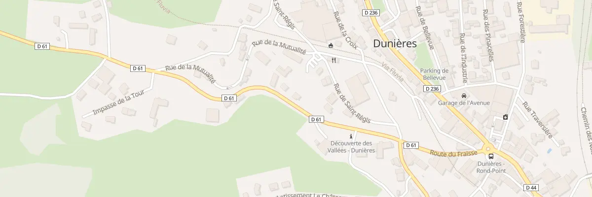 Plan du 6 Rte du Fraisse à Dunières
