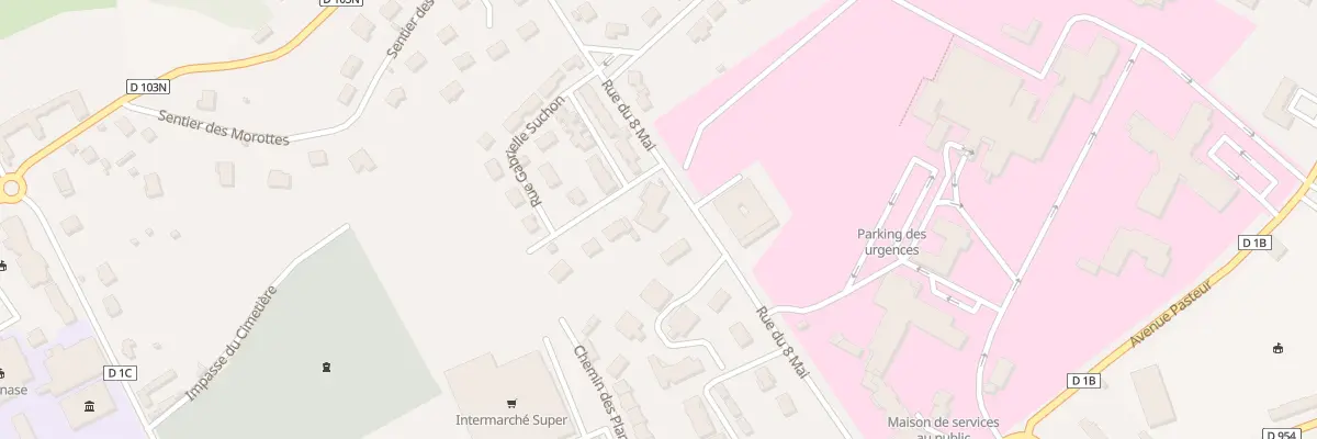 Plan du 1 Rue des Droits de l’Homme à Semur-en-Auxois