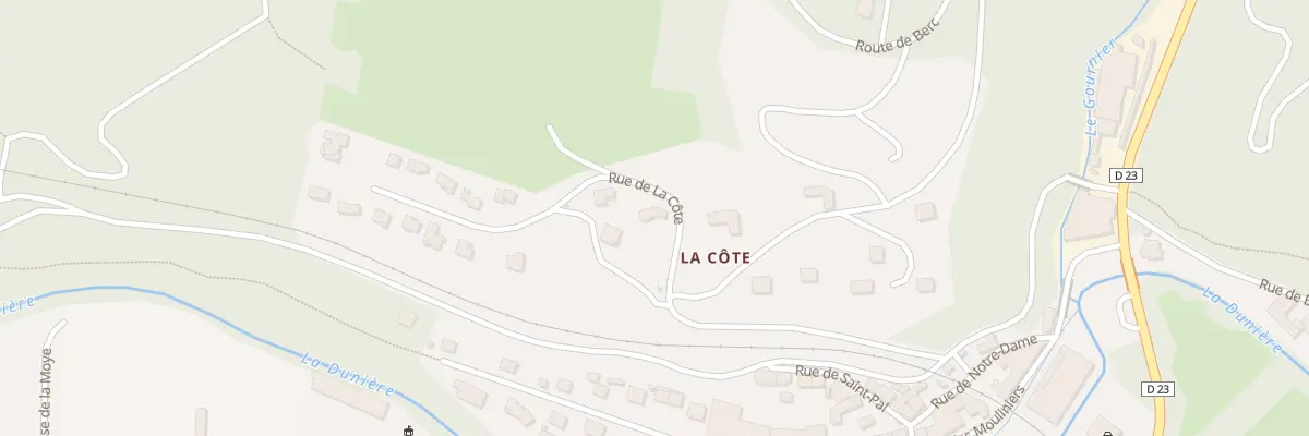 Plan du 3 Lot La Côte à Dunières