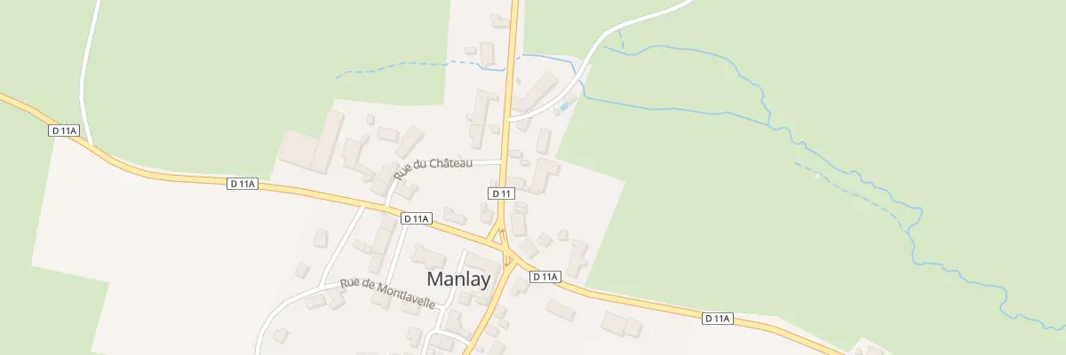 Plan du 6 Rte de Marcheseuil à Manlay