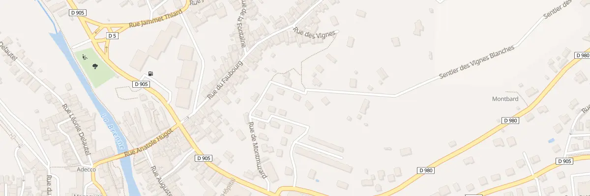 Plan du 14 Rue de Montmuzard à Montbard