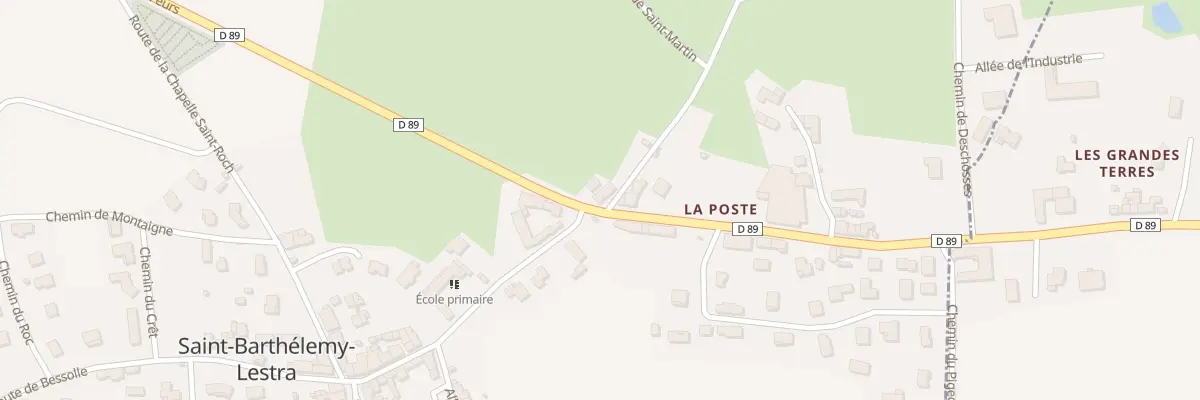 Plan du 2 Rte de Feurs à Saint-Barthélemy-Lestra
