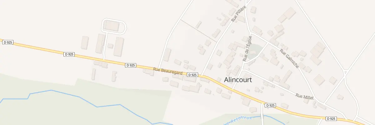 Plan du 5025 Le Village à Alincourt