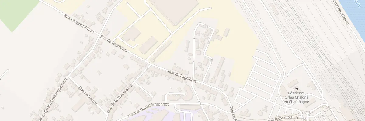 Plan du 72 Rue de Fagnières à Châlons-en-Champagne