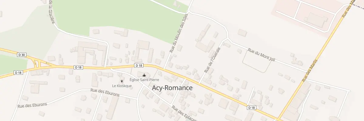 Plan du 62 Rue des Trois Chateaux à Acy-Romance