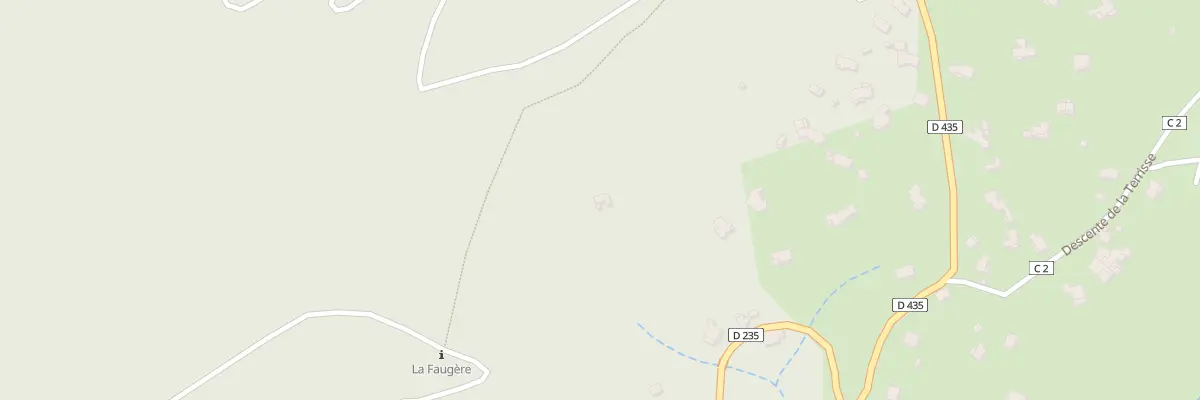 Plan du 5019 La Faugere à Mercuer