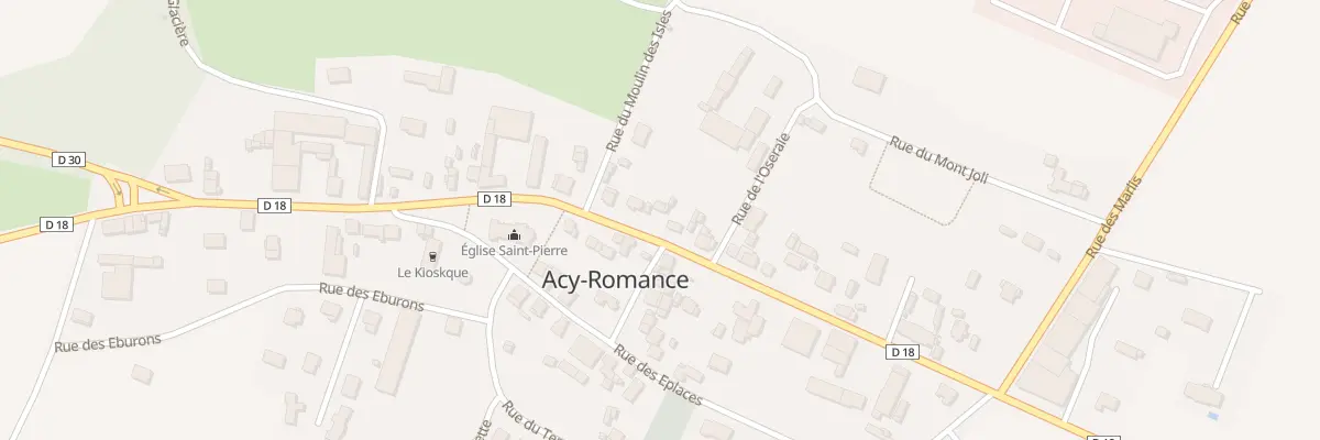 Plan du 60 Rue des Trois Chateaux à Acy-Romance