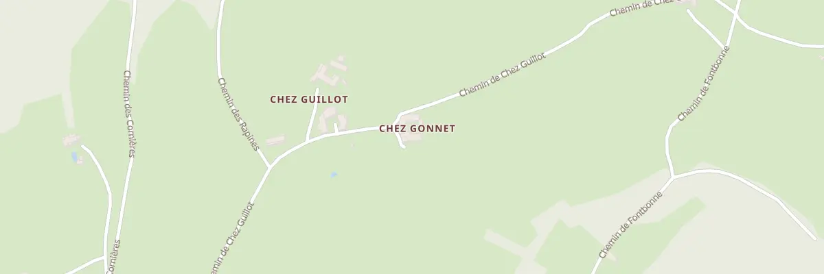 Plan du 766 Che de Chez Guillot à Panissières