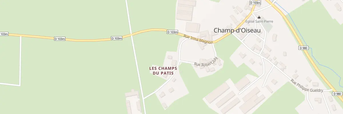 Plan du 5017 Les Champs du Patis à Champ-d’Oiseau