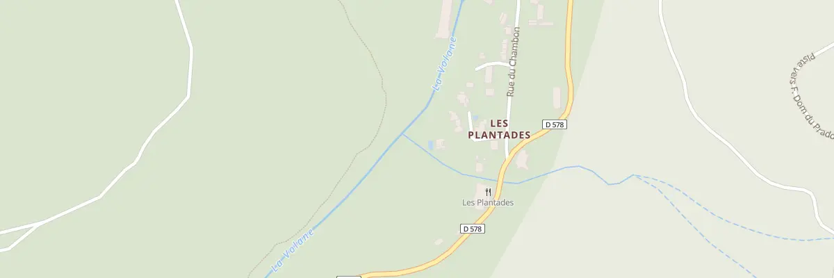 Plan du 5205 Le Chambon à Laviolle