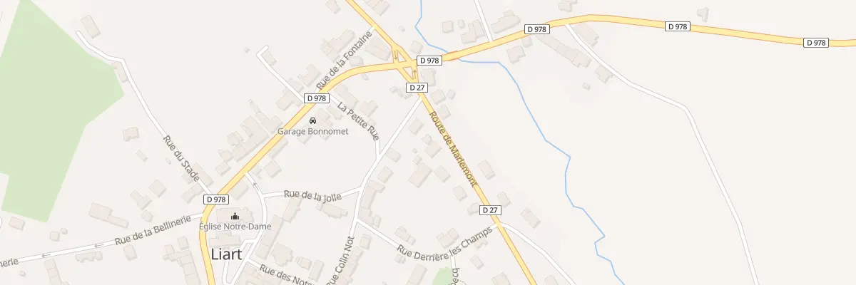Plan du 5057 Rte de Marlemont à Liart