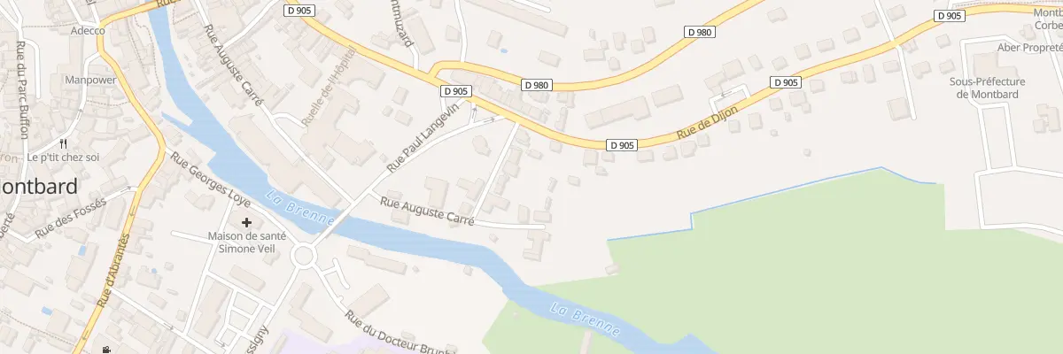 Plan du 5 Rue de l’Arquebuse à Montbard