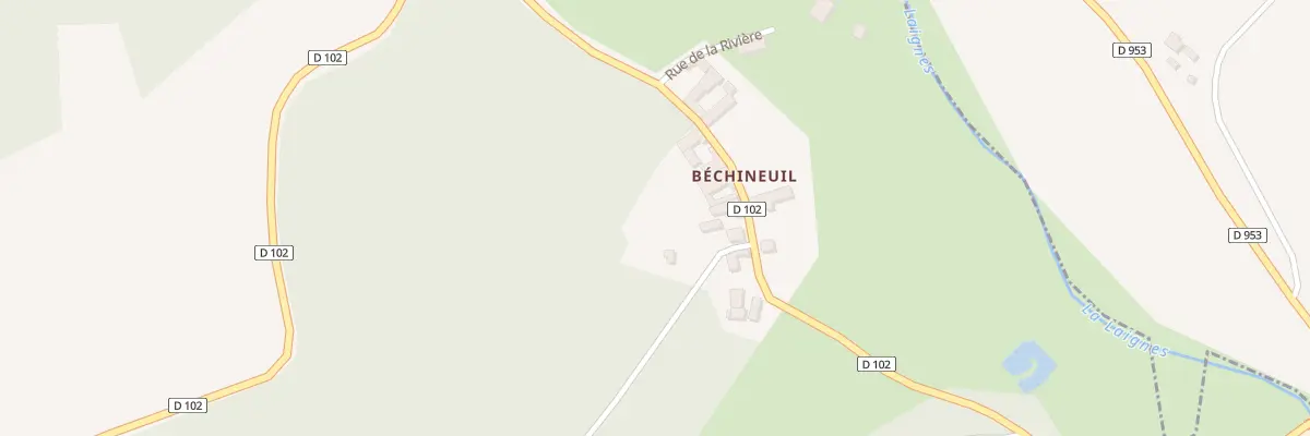 Plan du 4 Petite Rue à Vertault