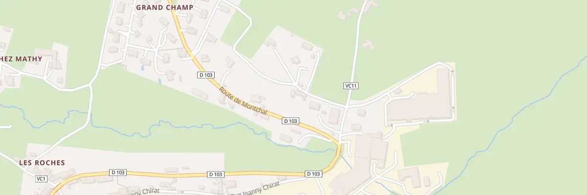 Plan du 91 Che de Chez Vernay à Panissières