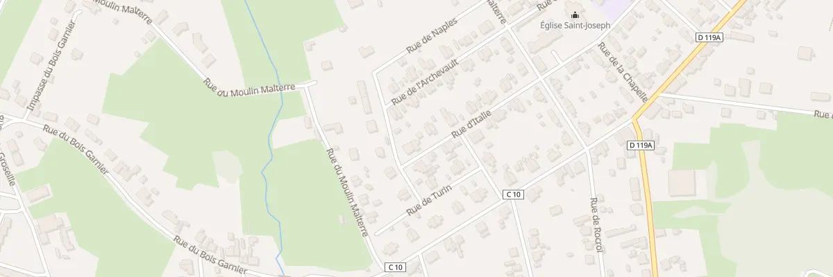 Plan du 22 Rue d’Italie à Montceau-les-Mines