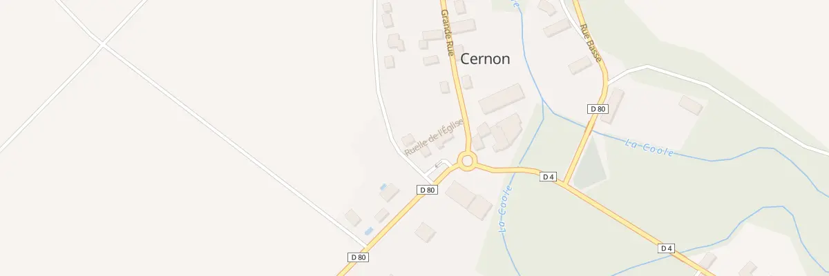 Plan du 2 Rle de l’Eglise à Cernon