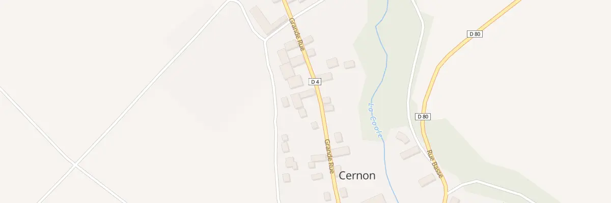 Plan du 15 Gr Grande Rue à Cernon
