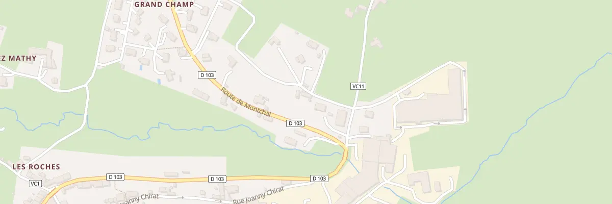 Plan du 75 Che de Chez Vernay à Panissières