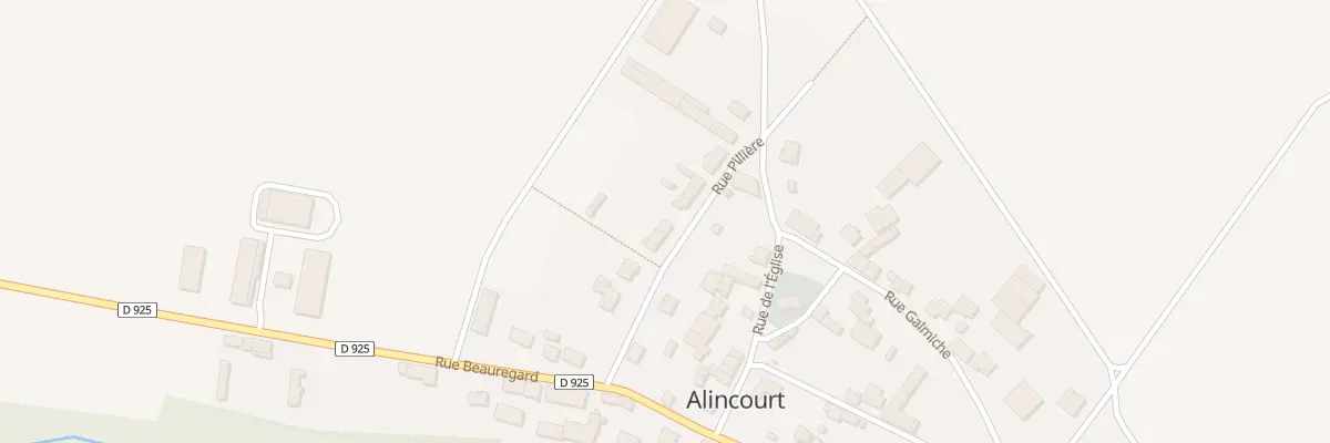 Plan du 5028 Le Village à Alincourt