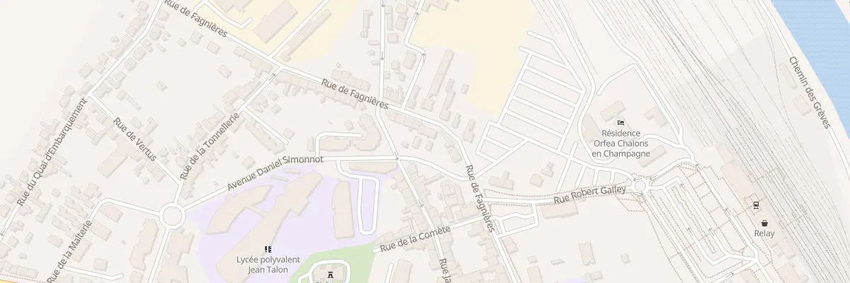 Plan du 43 Rue de Fagnières à Châlons-en-Champagne