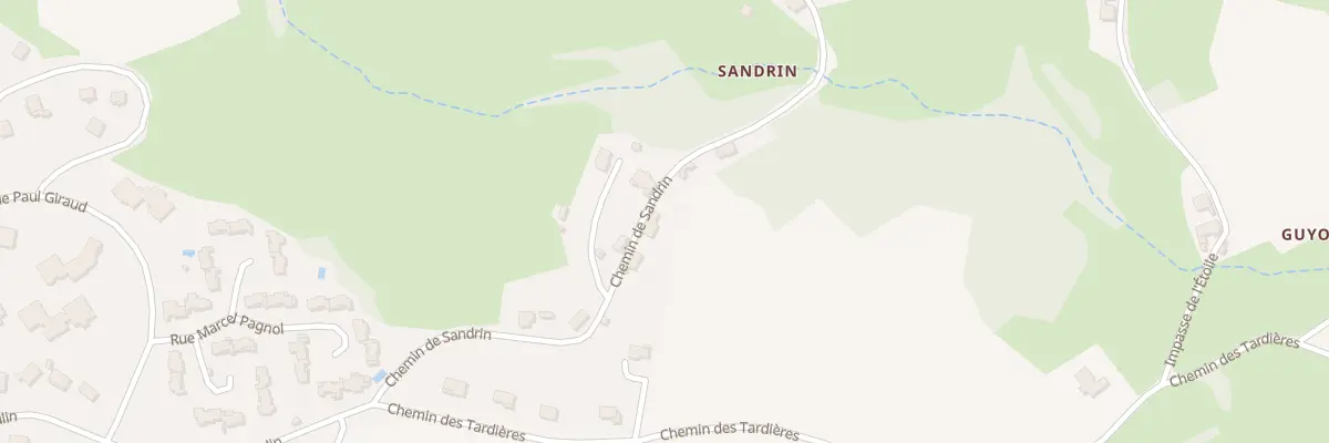 Plan du 9013 Che de Sandrin à Amplepuis