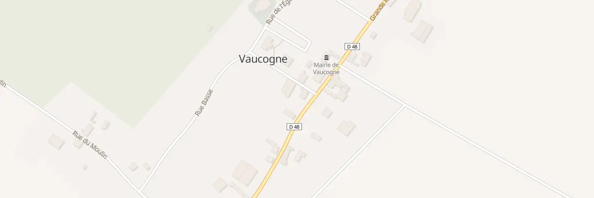 Plan du 9 Gr Grande Rue à Vaucogne
