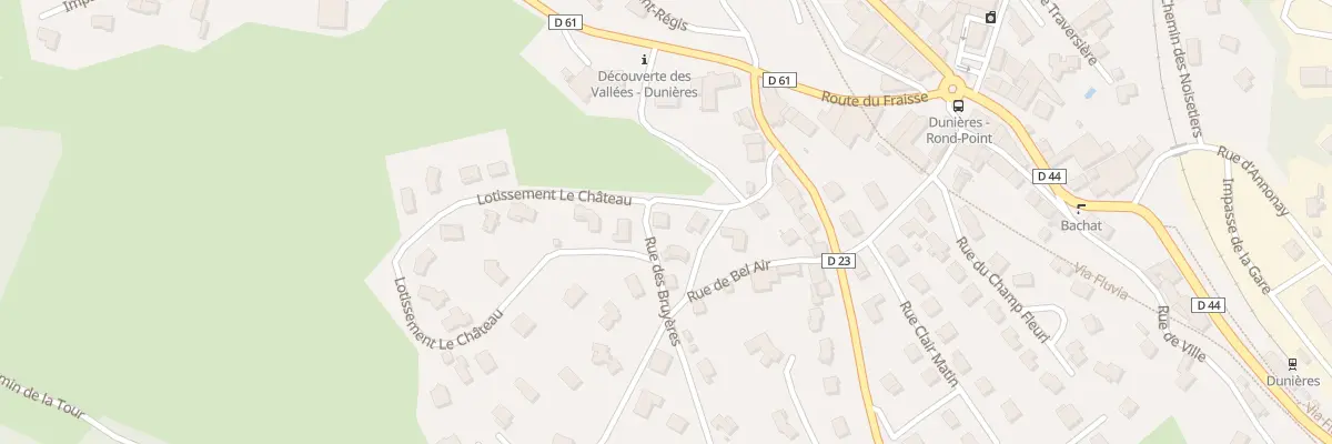 Plan du 9 Rue des Bruyères à Dunières