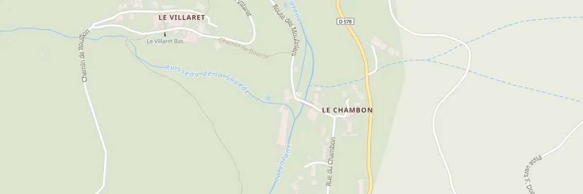 Plan du 1350 Rte des Mouliniers à Laviolle