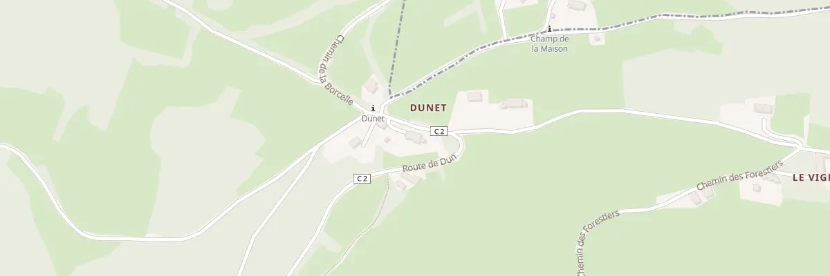 Plan du 184 La Roche des Fous à Mussy-sous-Dun