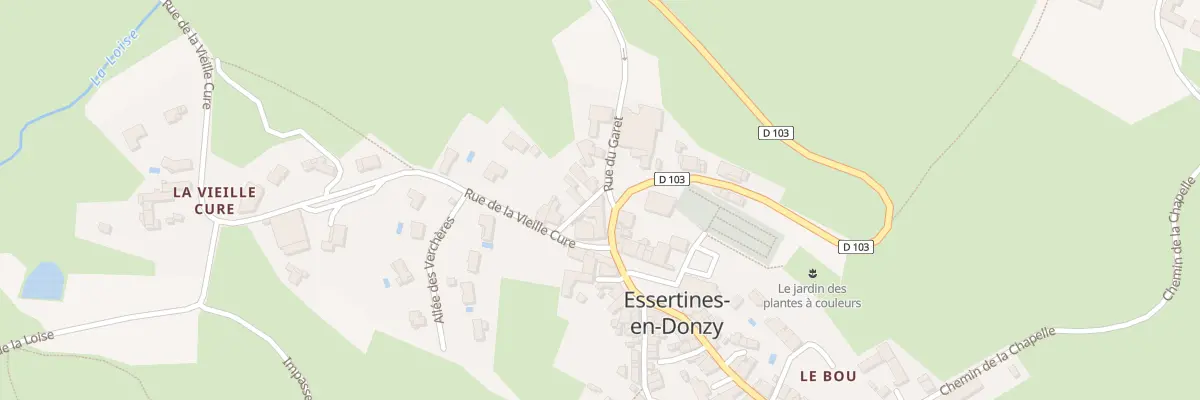 Plan du 1151 Rte des Essarts à Essertines-en-Donzy