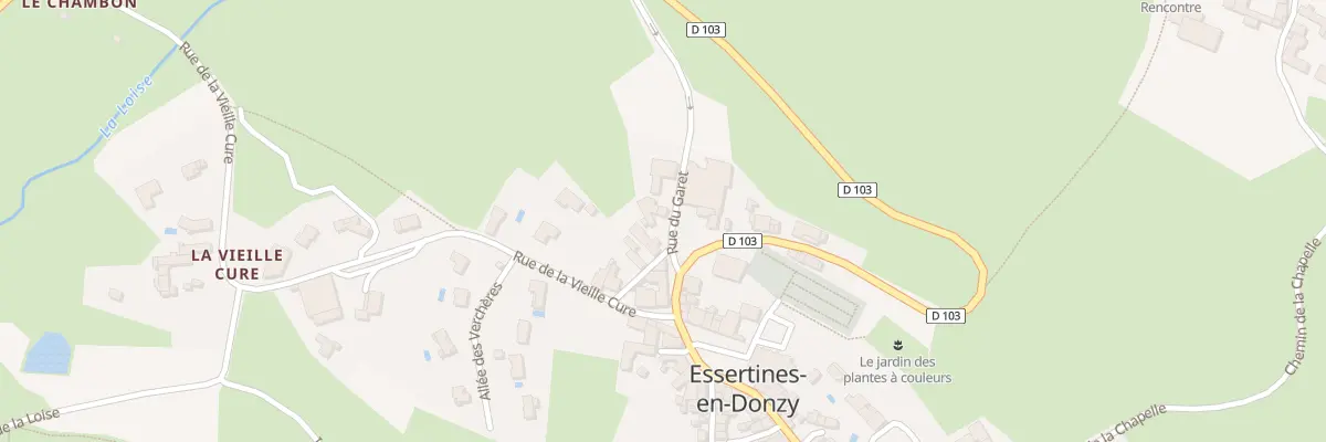 Plan du 59 Rue du Garet à Essertines-en-Donzy
