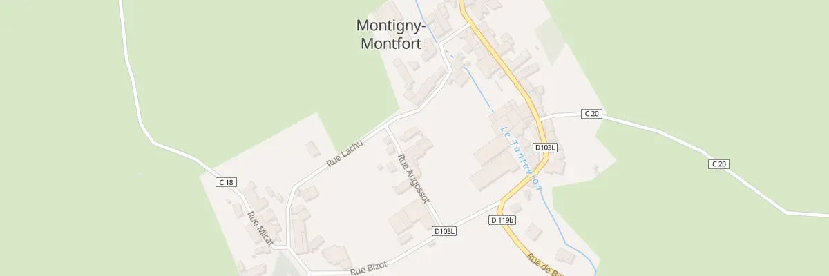 Plan du 1 Rue Augossot à Montigny-Montfort