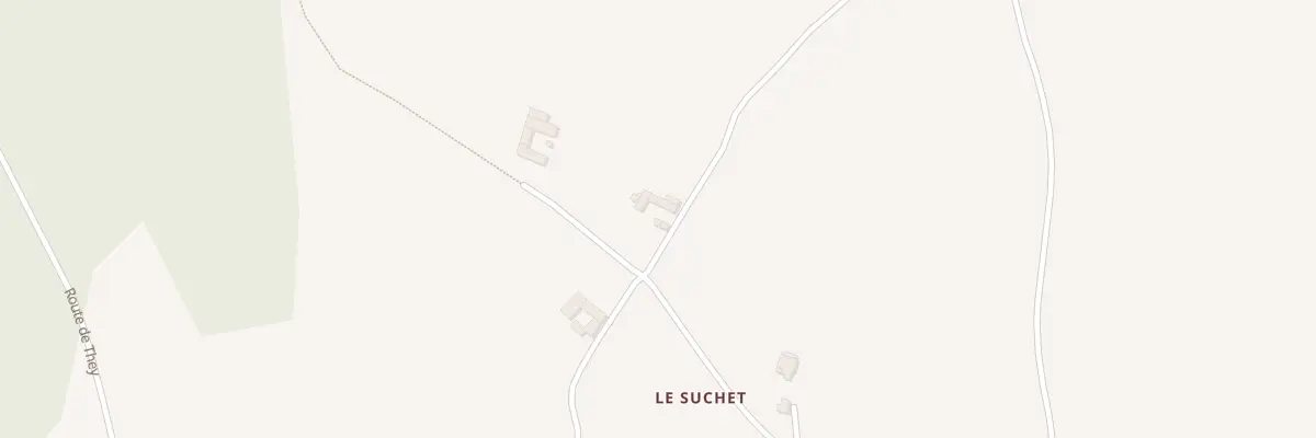 Plan du 1216 Rte du Suchet à Virigneux