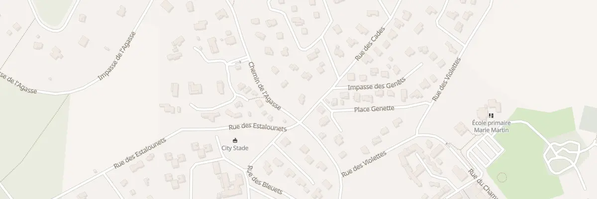 Plan du 1 Rue des Cades à Méjannes-le-Clap