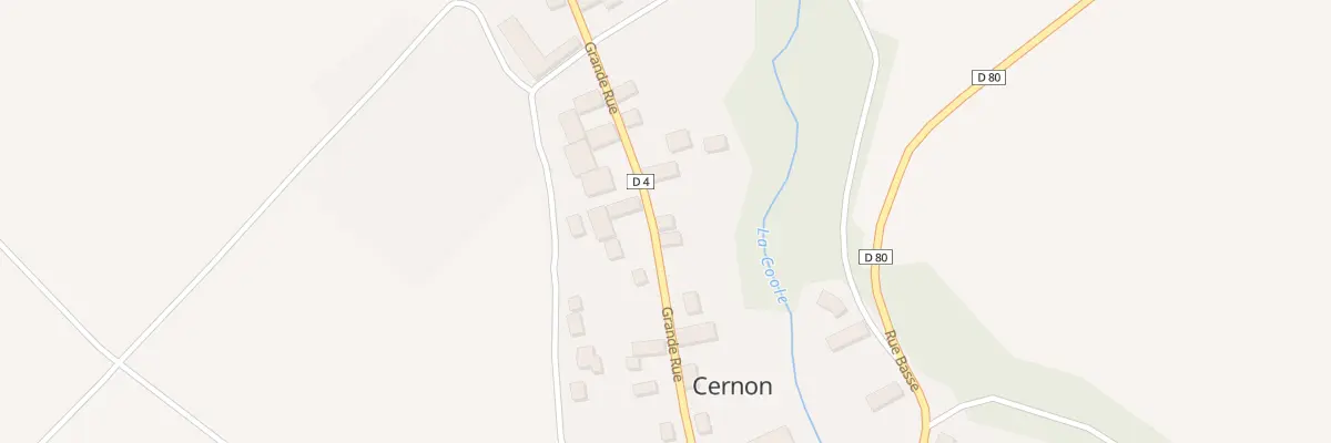 Plan du 16 Gr Grande Rue à Cernon