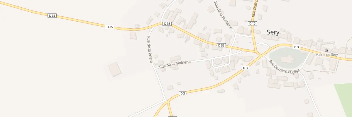 Plan du 4 Rue de la Moinerie à Sery