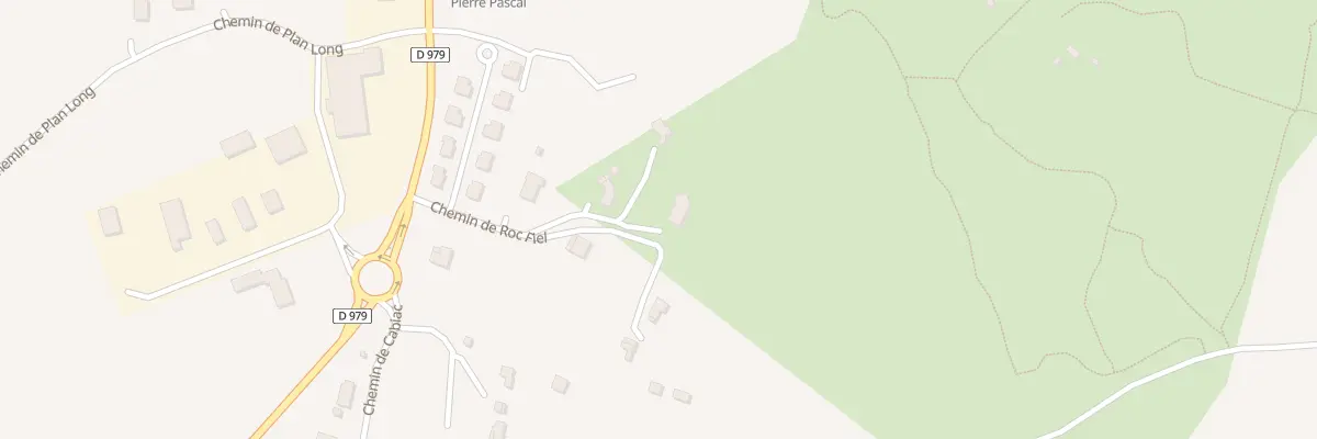 Plan du 5945 Roc Fiel à Barjac