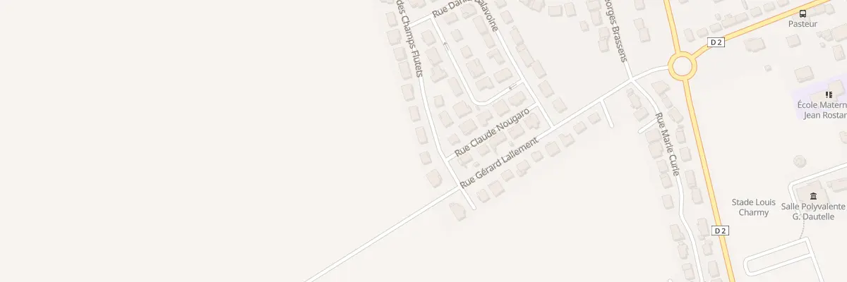 Plan du 48 Rue des Champs Flutets à Compertrix