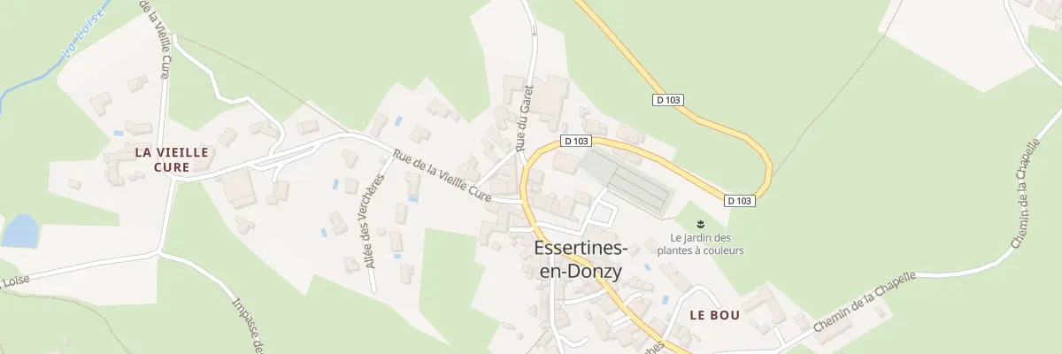 Plan du 1144 Rte des Essarts à Essertines-en-Donzy