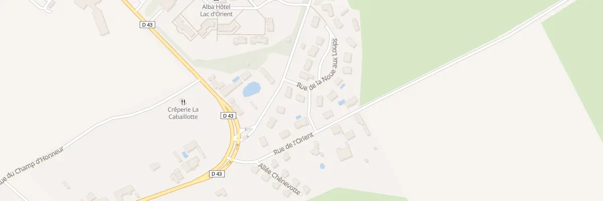 Plan du 2 Rue de la Noue aux Loups à Mesnil-Saint-Père