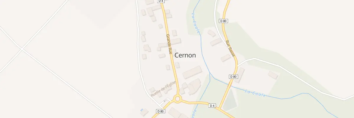 Plan du 8 Gr Grande Rue à Cernon