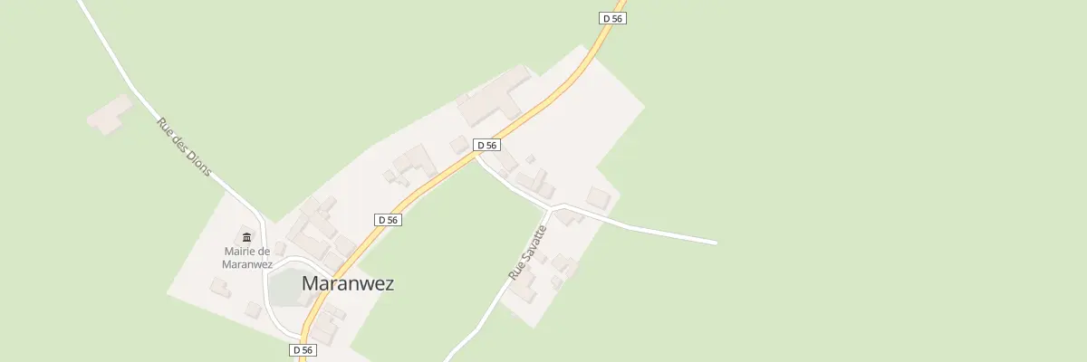 Plan du 11 La Rue Savatte à Maranwez