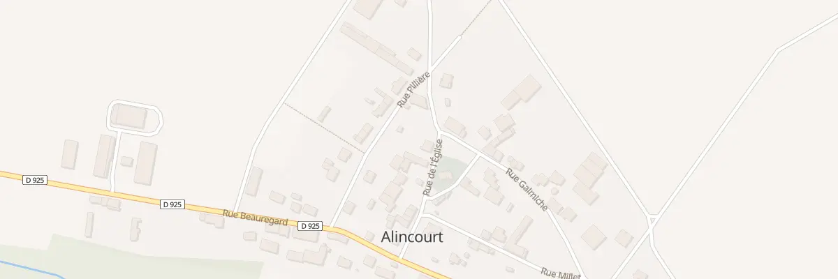Plan du 5035 Le Village à Alincourt