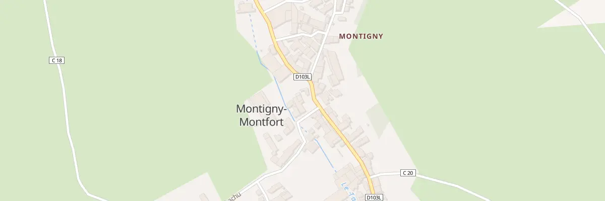 Plan du 2 Rue aux Soeurs à Montigny-Montfort