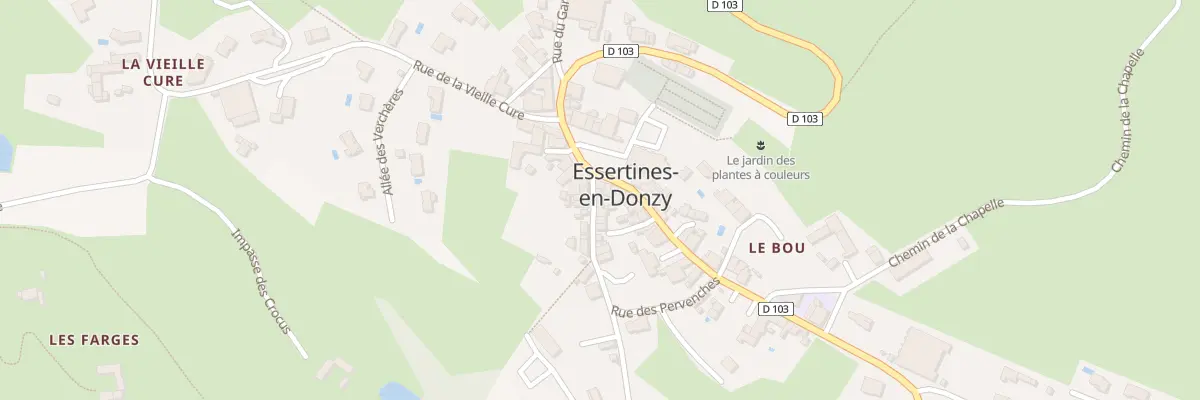Plan du 17 Rue du Lavoir à Essertines-en-Donzy